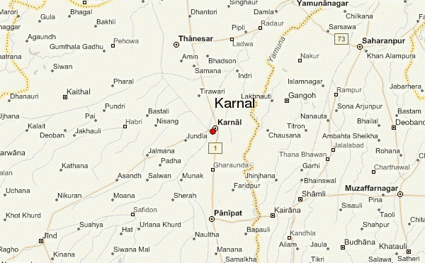 KARNAL map